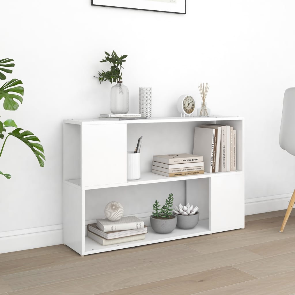 Boekenkast 100x24x63 cm bewerkt hout wit is nu te koop bij PeponiXL, paradijselijk wonen!