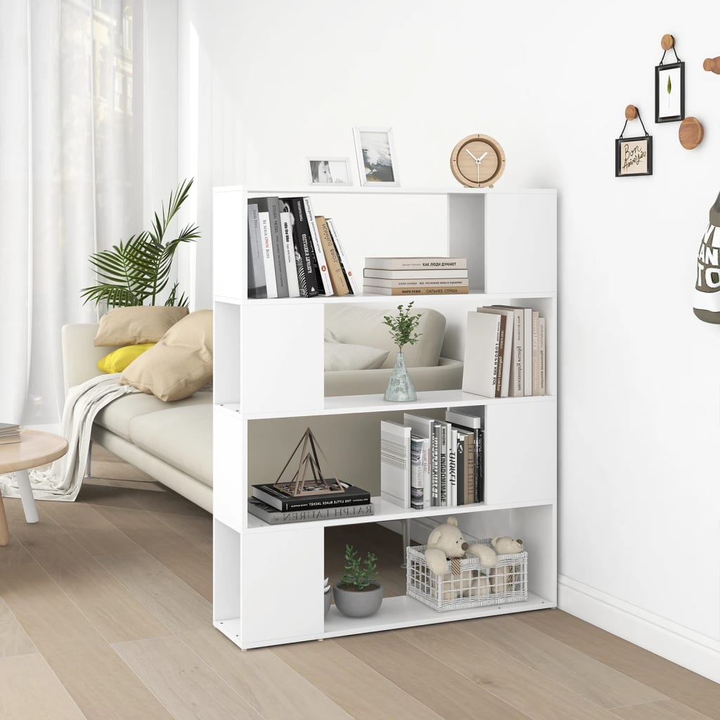 Boekenkast/kamerscherm 100x24x124 cm wit is nu te koop bij PeponiXL, paradijselijk wonen!