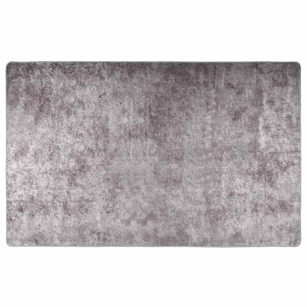 Vloerkleed wasbaar 160x230 cm grijs is nu te koop bij PeponiXL, paradijselijk wonen!
