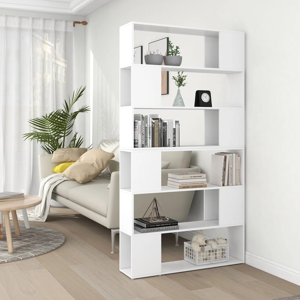 Boekenkast/kamerscherm 100x24x188 cm wit is nu te koop bij PeponiXL, paradijselijk wonen!