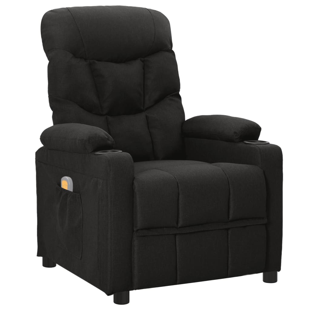 Massagestoel stof zwart is nu te koop bij PeponiXL, paradijselijk wonen!