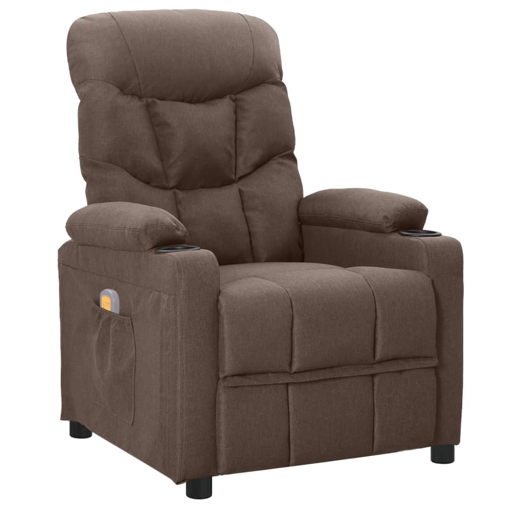 Massagestoel stof taupe is nu te koop bij PeponiXL, paradijselijk wonen!