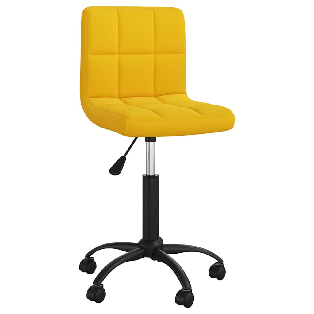 Eeetkamerstoel draaibaar fluweel mosterdgeel is nu te koop bij PeponiXL, paradijselijk wonen!