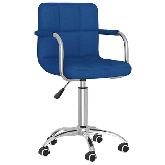 Eetkamerstoel draaibaar stof blauw is nu te koop bij PeponiXL, paradijselijk wonen!