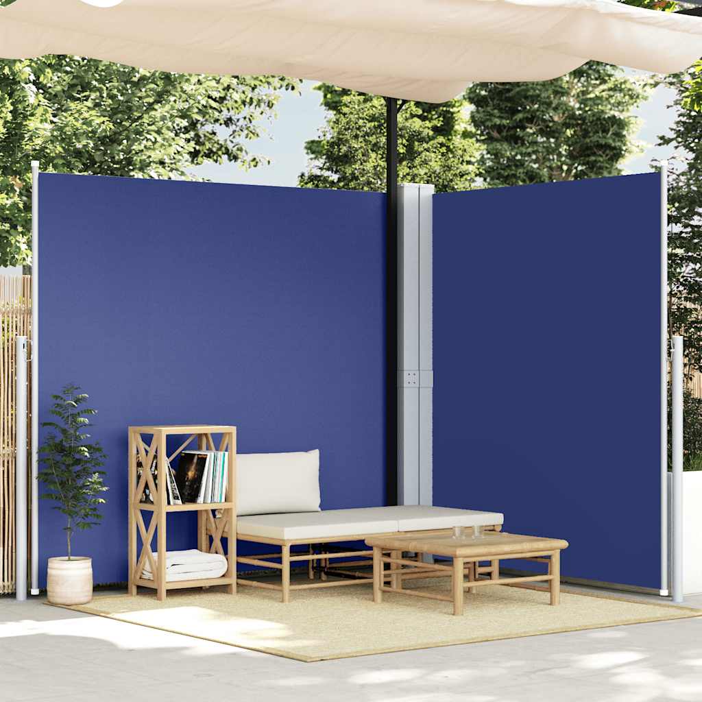 Windscherm uittrekbaar 200x600 cm blauw is nu te koop bij PeponiXL, paradijselijk wonen!