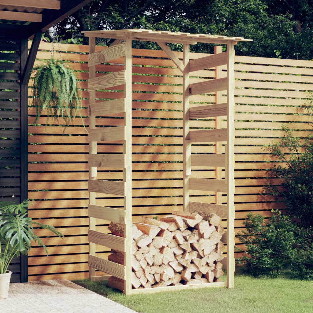 Pergola met dak 100x90x200 cm geïmpregneerd grenenhout is nu te koop bij PeponiXL, paradijselijk wonen!