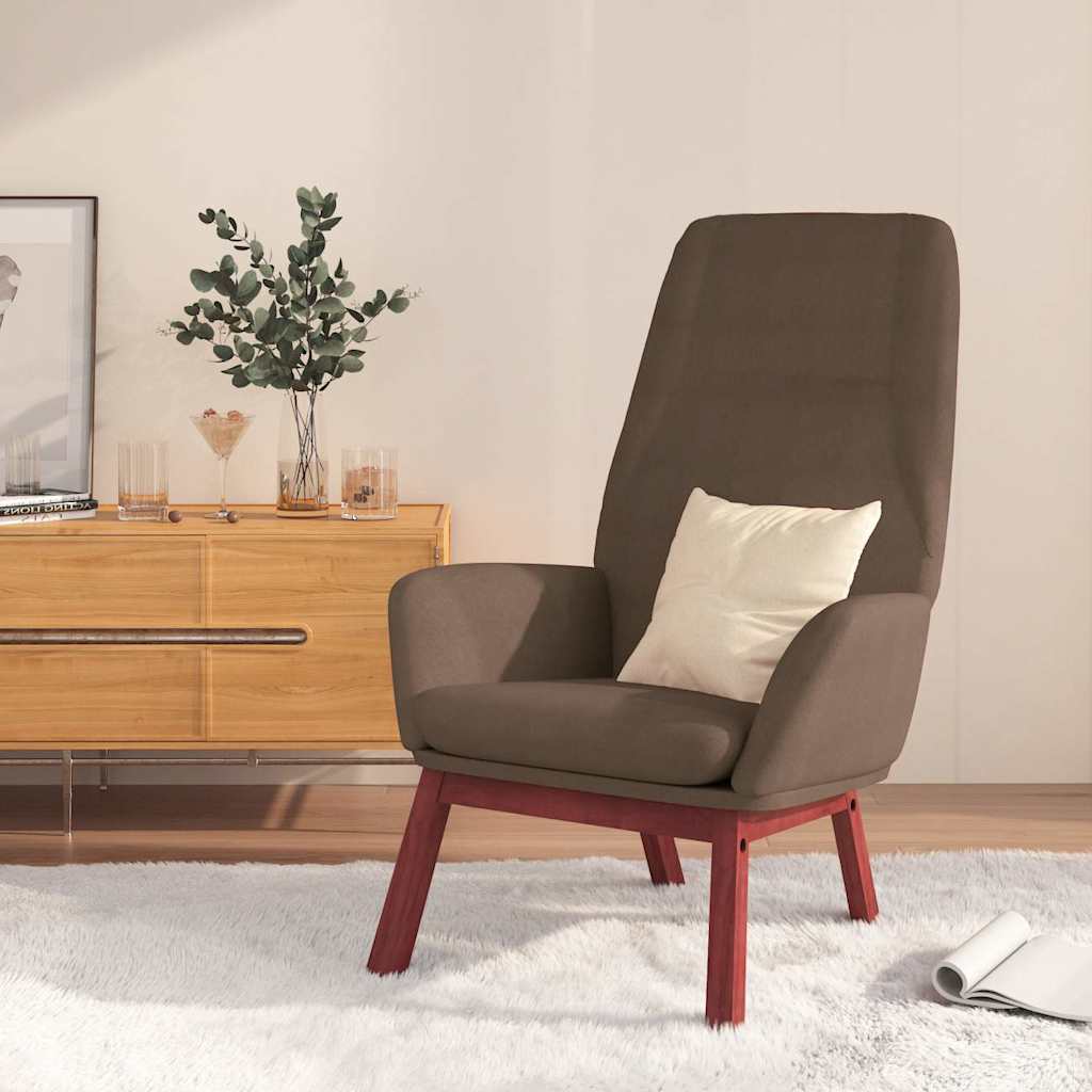 Relaxstoel stof taupe is nu te koop bij PeponiXL, paradijselijk wonen!