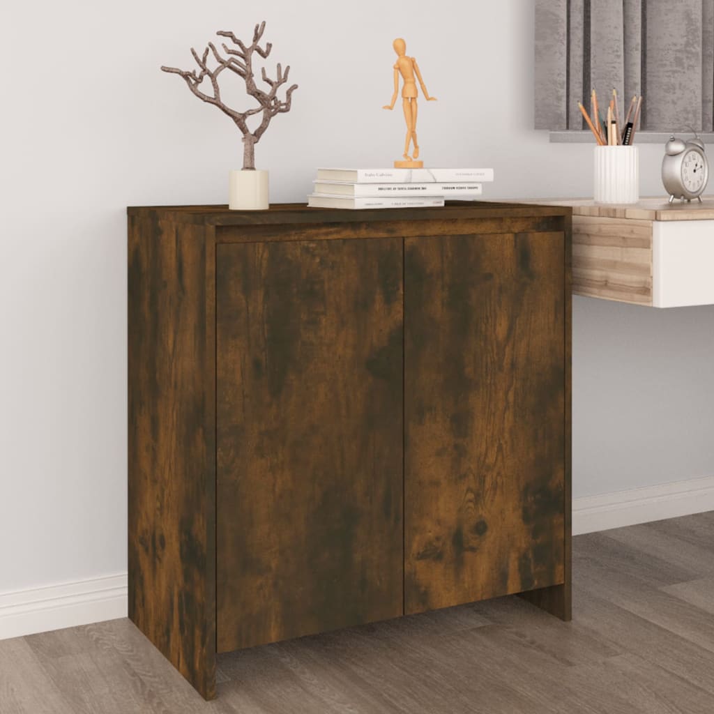 Dressoir 70x41x75 cm bewerkt hout gerookt eikenkleurig is nu te koop bij PeponiXL, paradijselijk wonen!