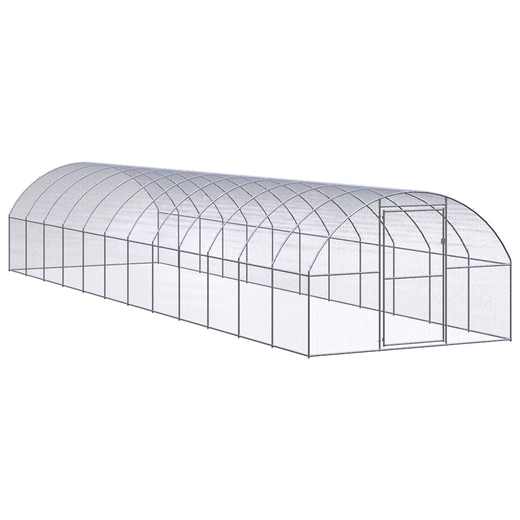 Kippenren 3x12x2 m gegalvaniseerd staal is nu te koop bij PeponiXL, paradijselijk wonen!