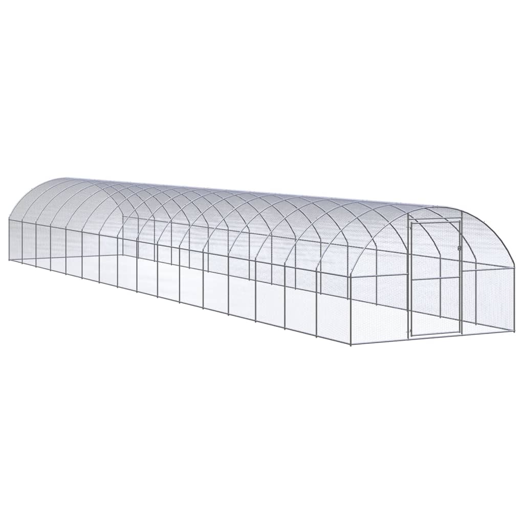 Kippenren 3x16x2 m gegalvaniseerd staal is nu te koop bij PeponiXL, paradijselijk wonen!