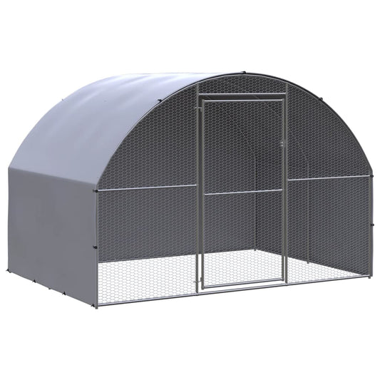Kippenren 3x2x2 m gegalvaniseerd staal is nu te koop bij PeponiXL, paradijselijk wonen!