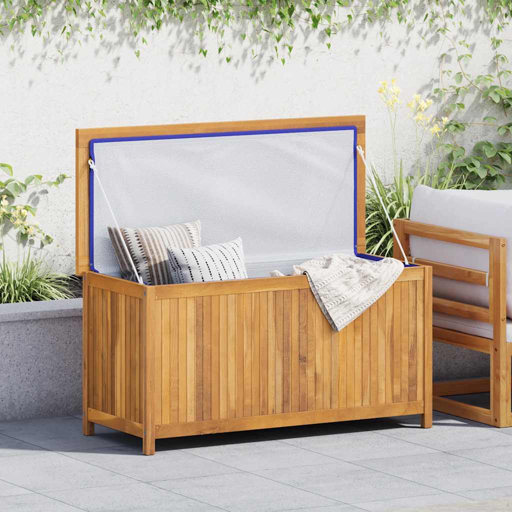 Tuinbox 114x50x58 cm massief teakhout is nu te koop bij PeponiXL, paradijselijk wonen!
