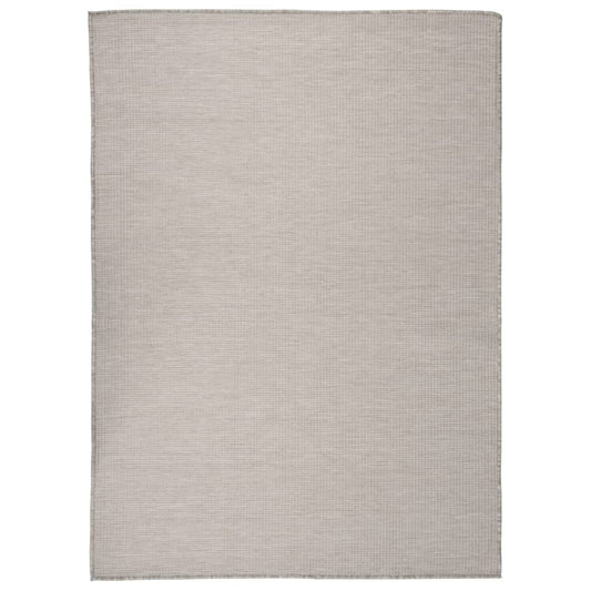 Buitenkleed platgeweven 200x280 cm lichtgrijs is nu te koop bij PeponiXL, paradijselijk wonen!
