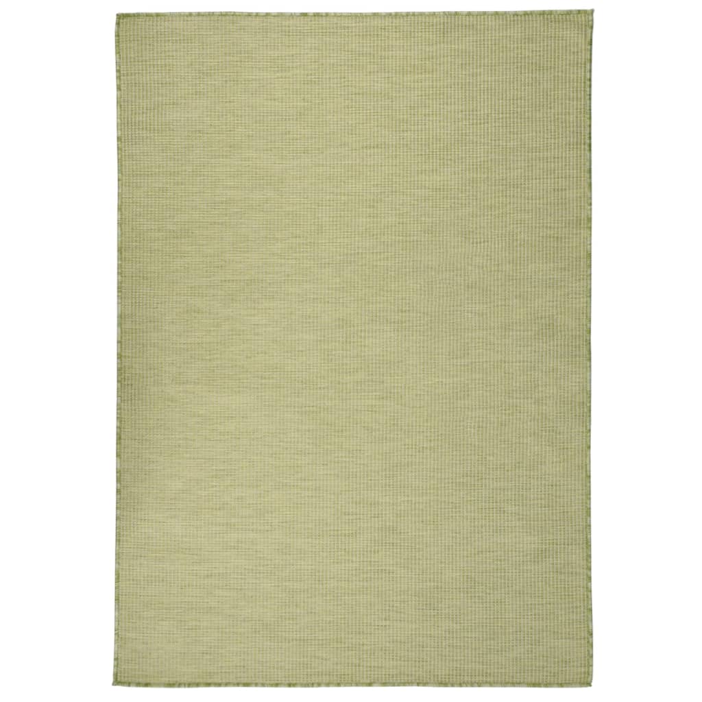 Buitenkleed platgeweven 200x280 cm groen is nu te koop bij PeponiXL, paradijselijk wonen!