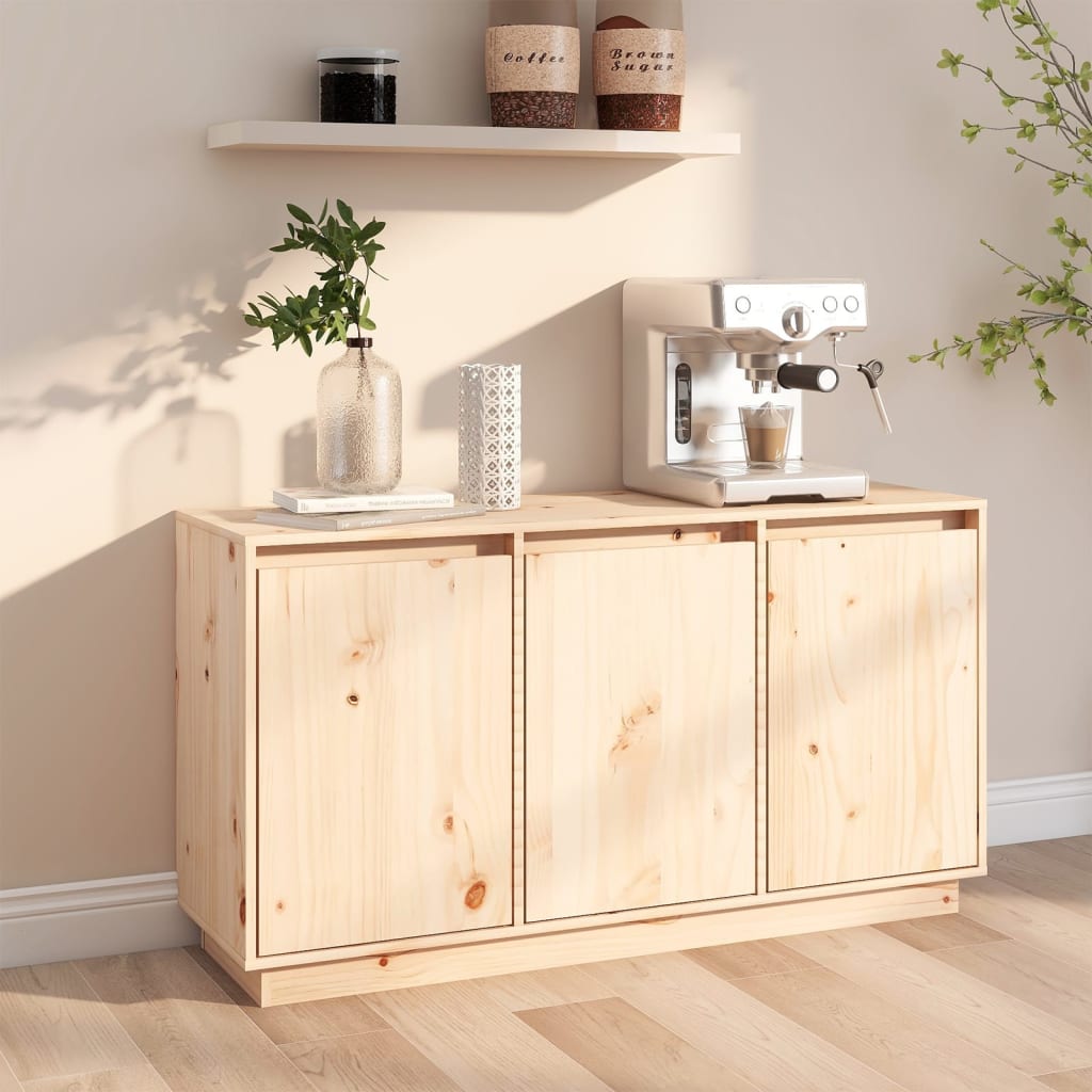 Dressoir 111x34x60 cm massief grenenhout is nu te koop bij PeponiXL, paradijselijk wonen!