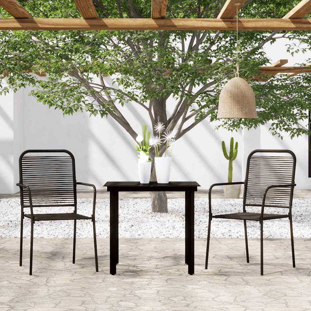 3-delige Tuinset zwart is nu te koop bij PeponiXL, paradijselijk wonen!