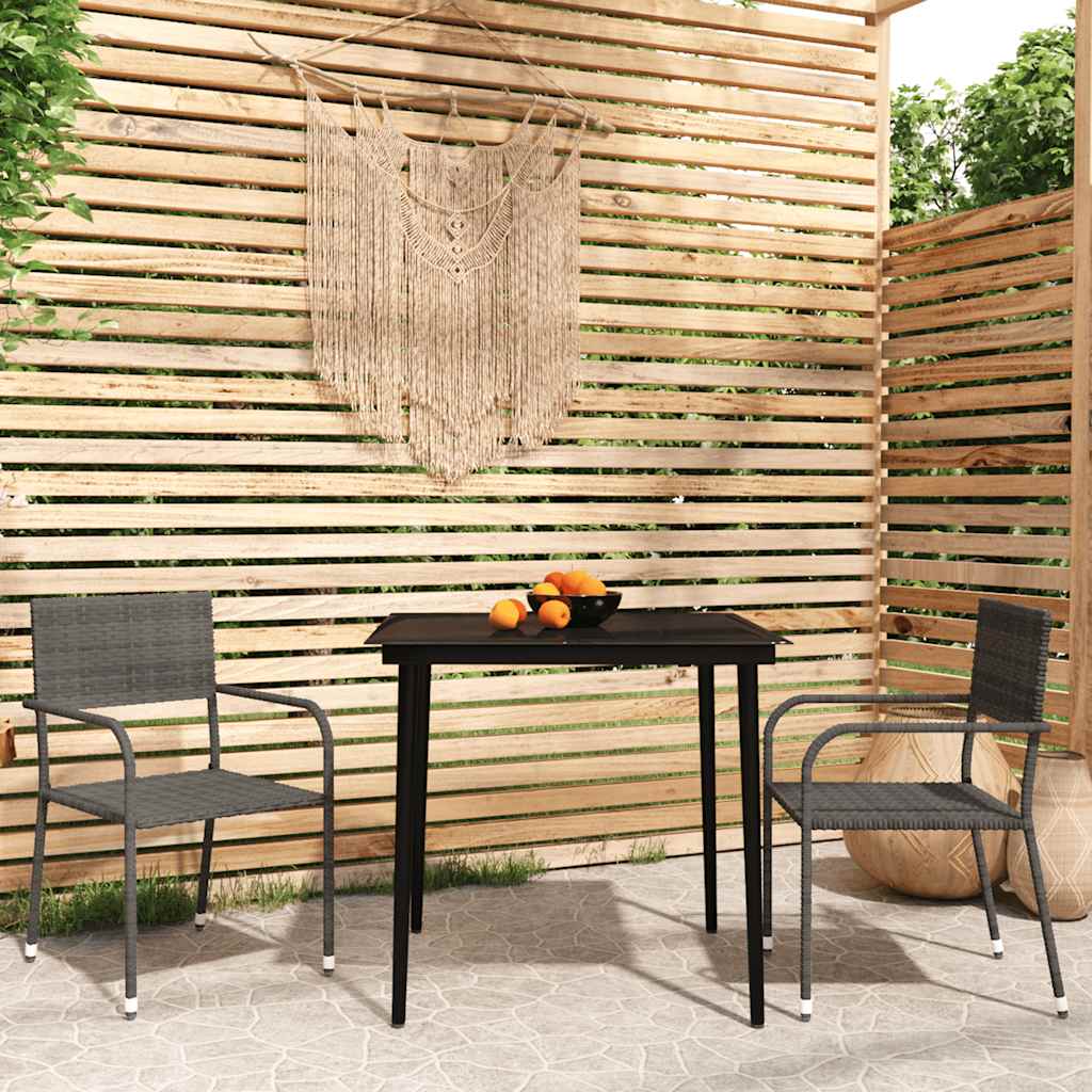 3-delige Tuinset grijs is nu te koop bij PeponiXL, paradijselijk wonen!
