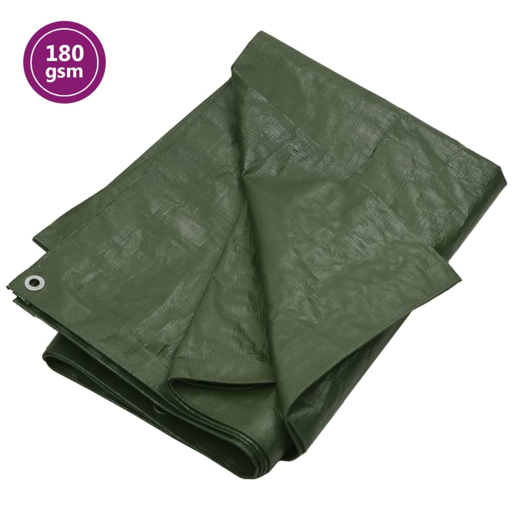 Dekzeil 180 g/m² 6x10 m HDPE groen is nu te koop bij PeponiXL, paradijselijk wonen!
