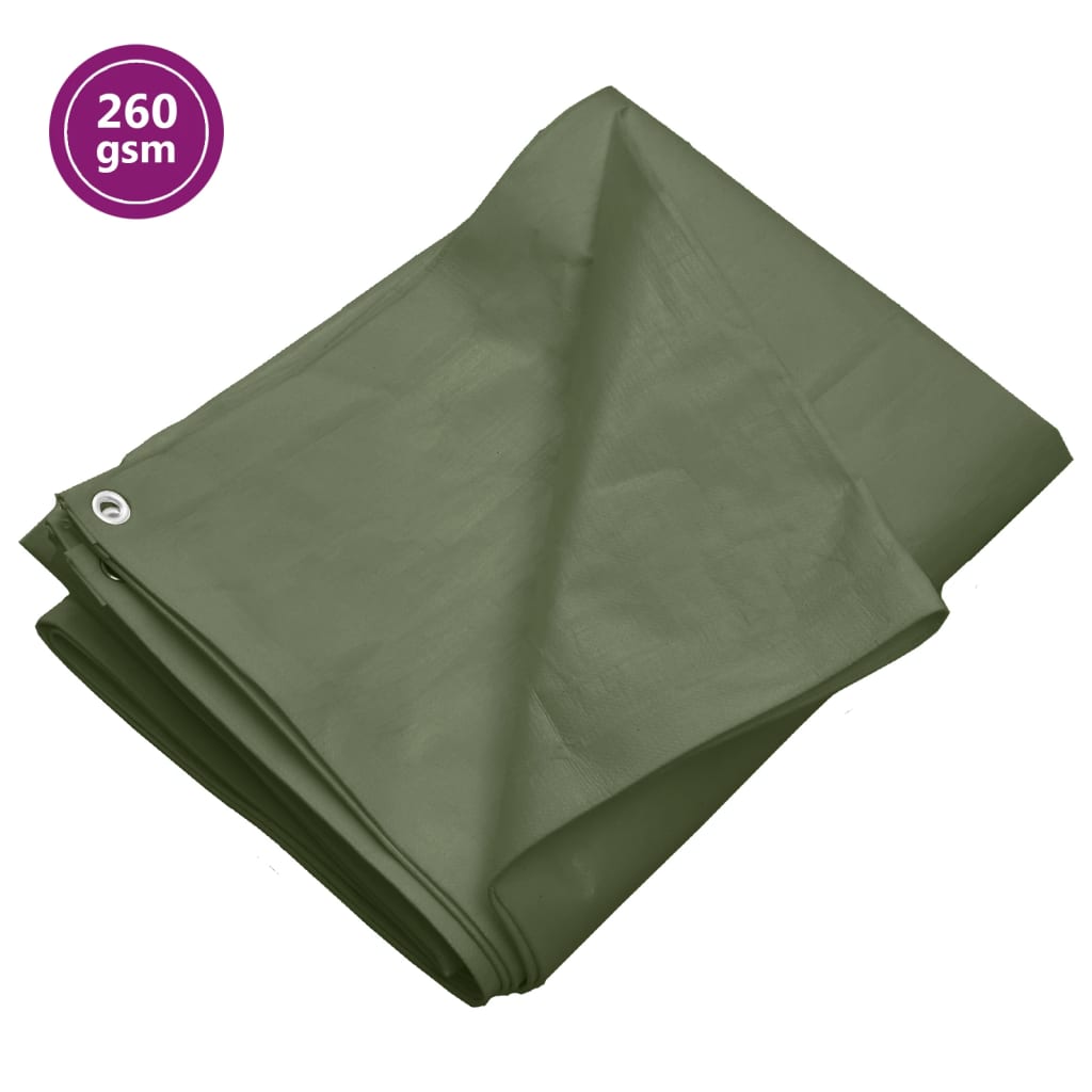 Dekzeil 260 g/m² 6x12 m HDPE groen is nu te koop bij PeponiXL, paradijselijk wonen!