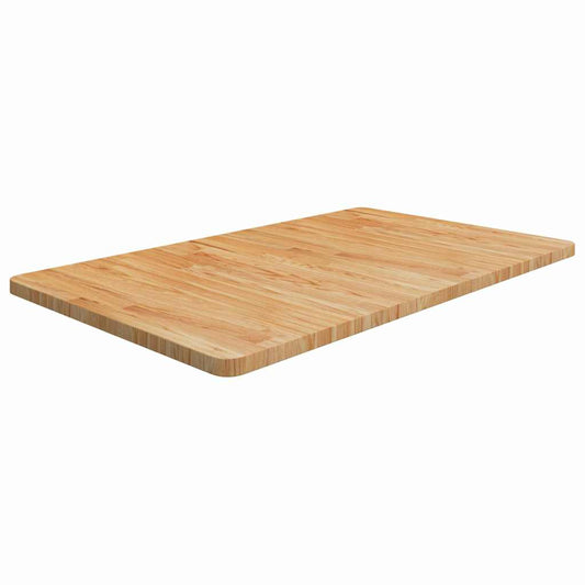 Wastafelblad 100x60x2,5cm behandeld massief hout lichtbruin is nu te koop bij PeponiXL, paradijselijk wonen!