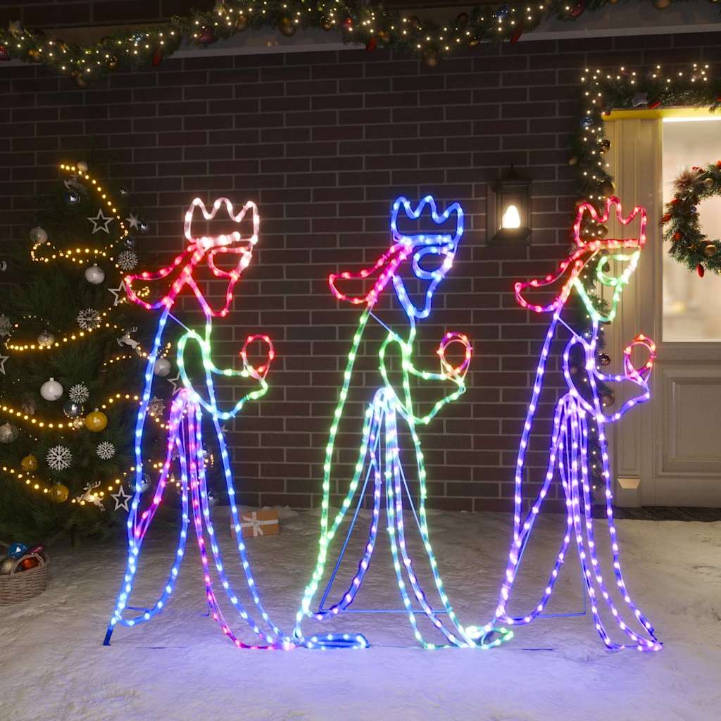 Kerstfiguren drie koningen met 504 LED's 99,5x45,5 cm is nu te koop bij PeponiXL, paradijselijk wonen!