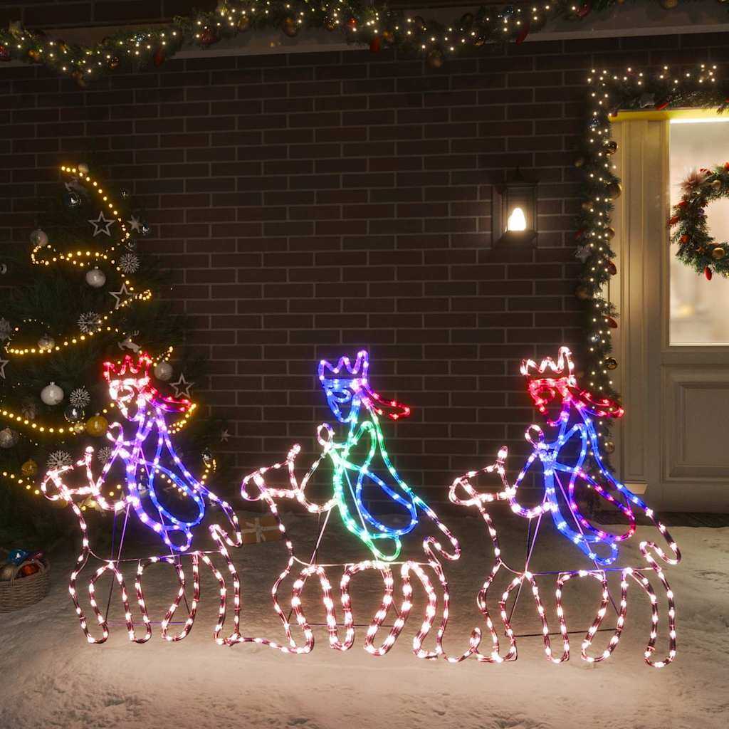 Kerstfiguren drie wijzen met 504 LED's 70x50 cm is nu te koop bij PeponiXL, paradijselijk wonen!