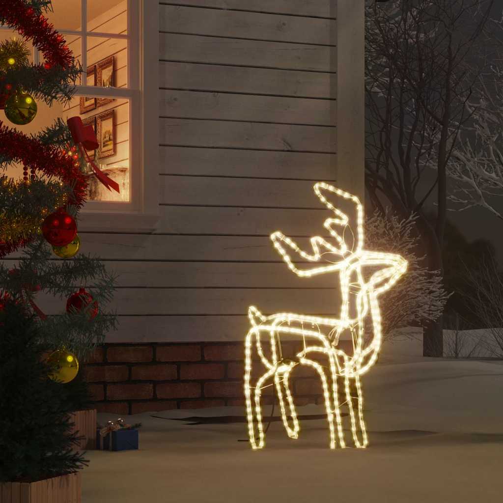 Kerstfiguur rendier warmwit 76x42x87 cm is nu te koop bij PeponiXL, paradijselijk wonen!