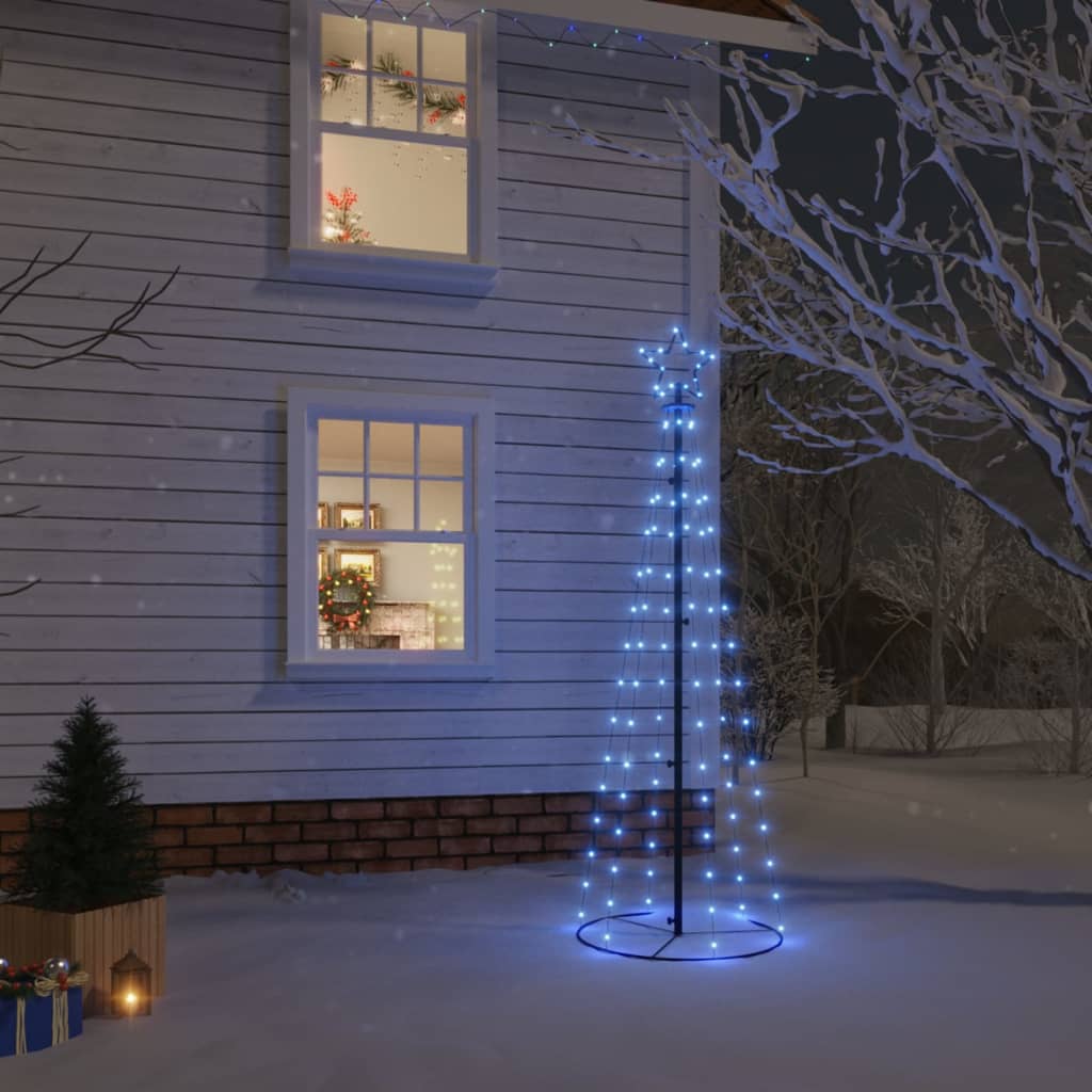 Kegelkerstboom 108 LED's 70x180 cm blauw is nu te koop bij PeponiXL, paradijselijk wonen!