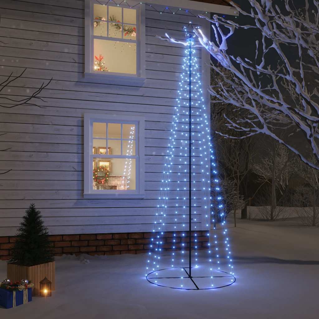 Kegelkerstboom 310 LED's 100x300 cm blauw is nu te koop bij PeponiXL, paradijselijk wonen!