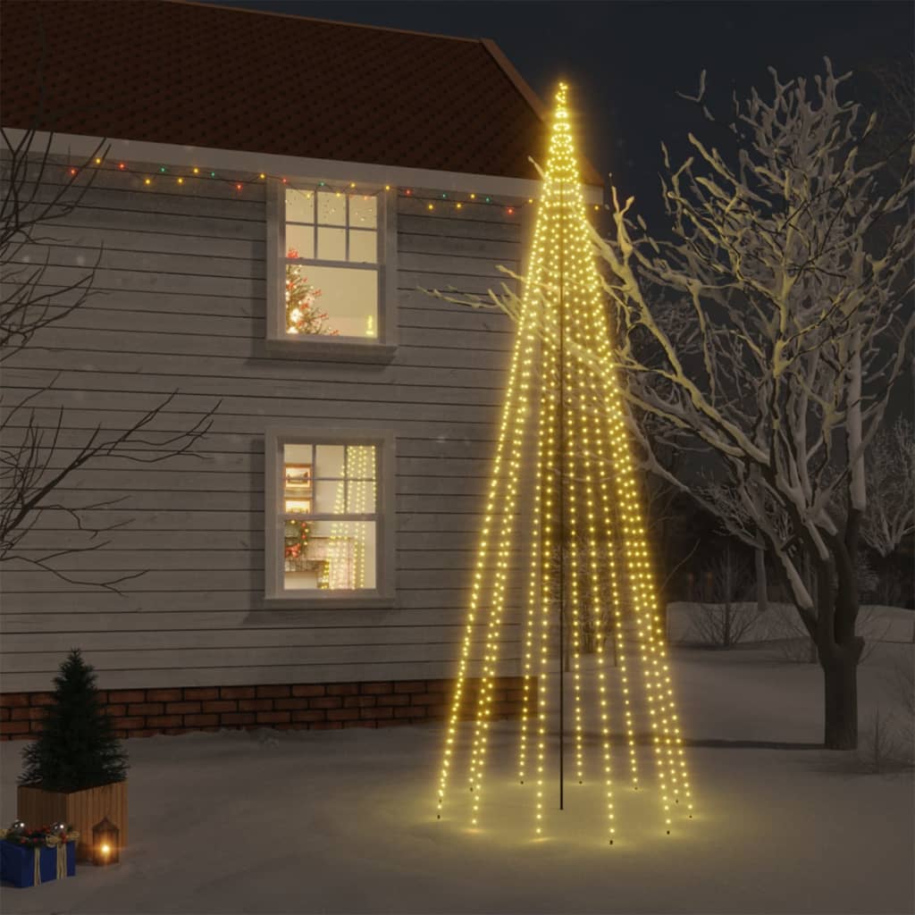 Kerstboom met grondpin 732 LED's warmwit 500 cm is nu te koop bij PeponiXL, paradijselijk wonen!