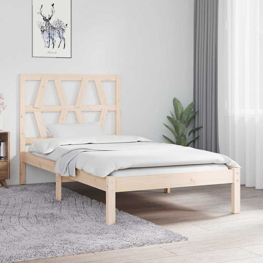 Bedframe massief grenenhout 90x200 cm is nu te koop bij PeponiXL, paradijselijk wonen!