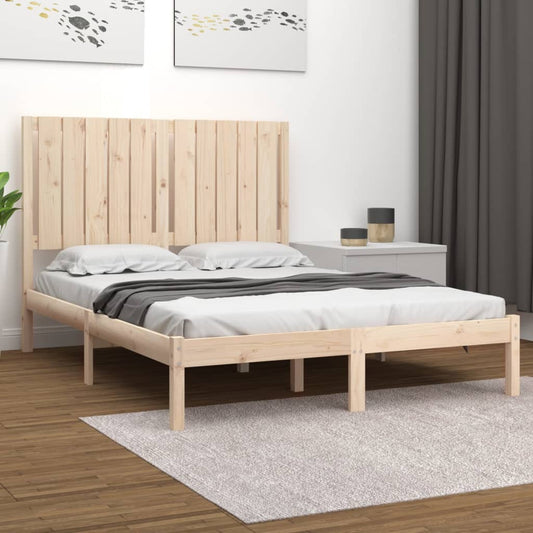 Bedframe massief hout 120x190 cm is nu te koop bij PeponiXL, paradijselijk wonen!