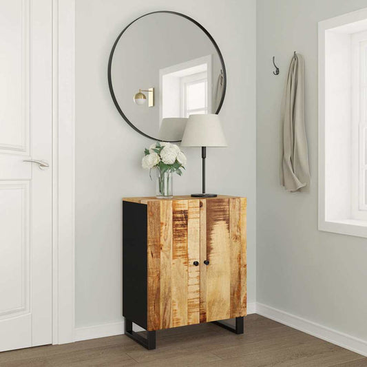 Dressoir 60x33x75 cm massief mangohout is nu te koop bij PeponiXL, paradijselijk wonen!