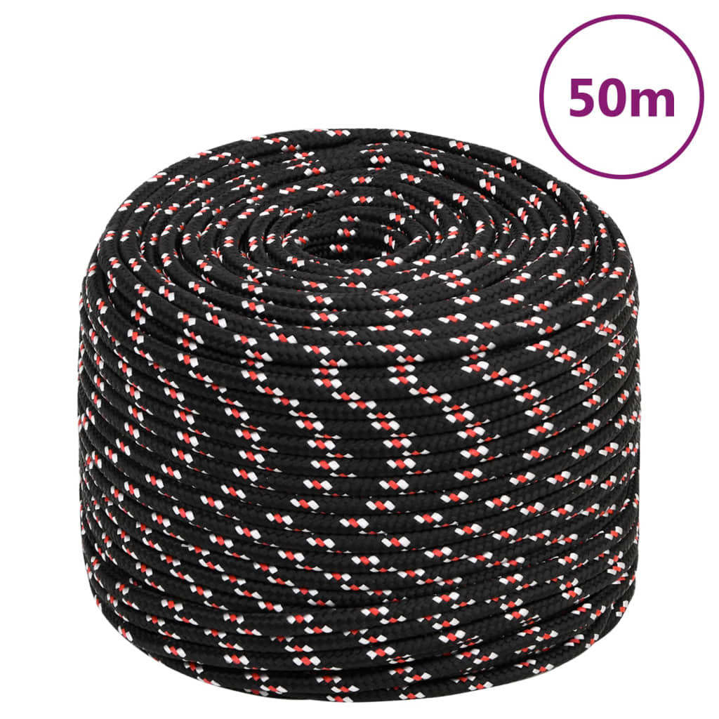 Boot touw 6 mm 50 m polypropyleen zwart is nu te koop bij PeponiXL, paradijselijk wonen!