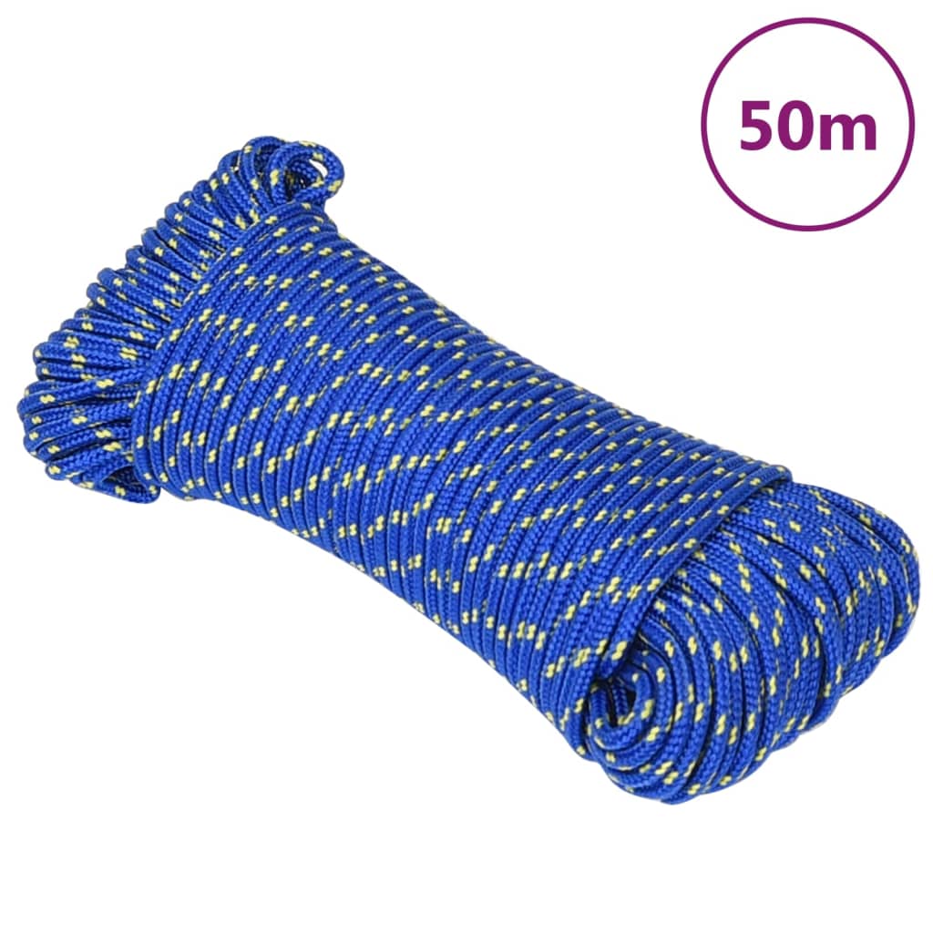 Boottouw 3 mm 50 m polypropyleen blauw is nu te koop bij PeponiXL, paradijselijk wonen!
