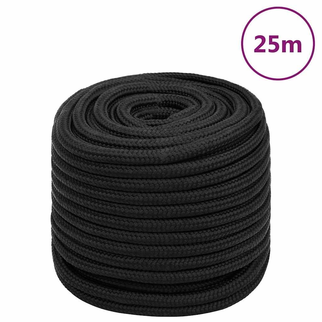Boottouw 18 mm 25 m polypropeen zwart is nu te koop bij PeponiXL, paradijselijk wonen!