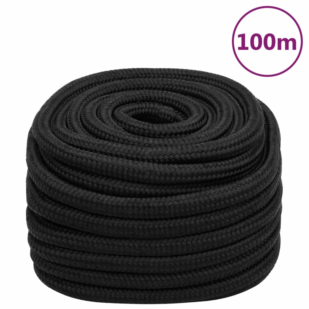 Boottouw 20 mm 100 m polypropeen zwart is nu te koop bij PeponiXL, paradijselijk wonen!