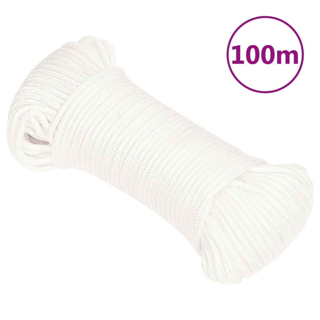 Boottouw 5 mm 100 m polypropyleen volwit is nu te koop bij PeponiXL, paradijselijk wonen!