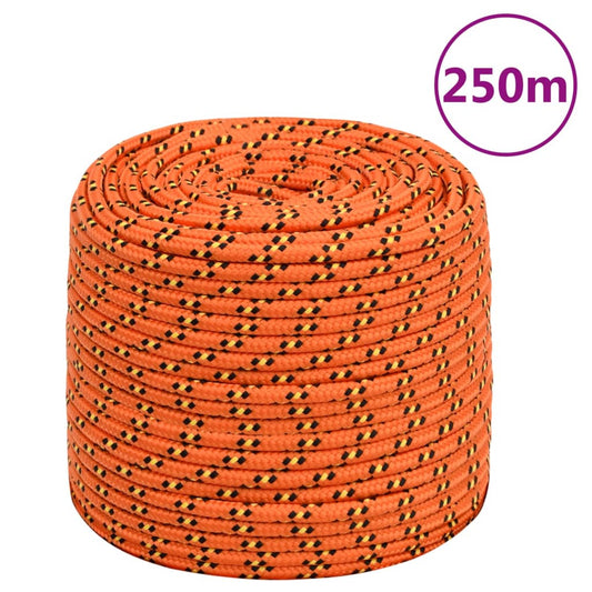 Boottouw 8 mm 250 m polypropyleen oranje is nu te koop bij PeponiXL, paradijselijk wonen!