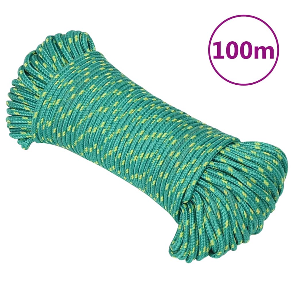 Boottouw 4 mm 100 m polypropyleen groen is nu te koop bij PeponiXL, paradijselijk wonen!