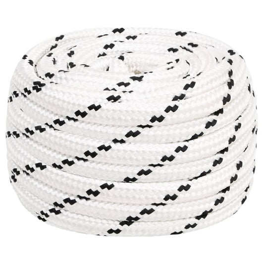 Boottouw gevlochten 16 mmx50 m polyester wit is nu te koop bij PeponiXL, paradijselijk wonen!