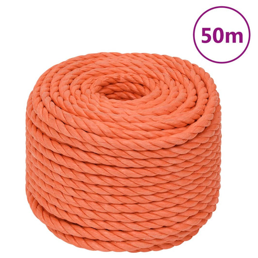 Werktouw 24 mm 50 m polypropeen oranje is nu te koop bij PeponiXL, paradijselijk wonen!