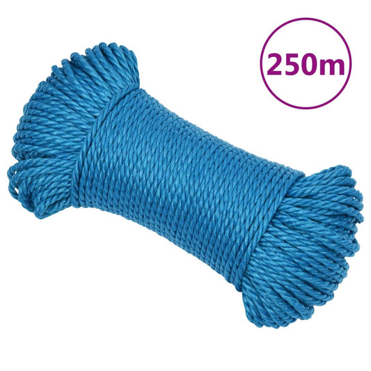 Werktouw 3 mm 250 m polypropeen blauw is nu te koop bij PeponiXL, paradijselijk wonen!
