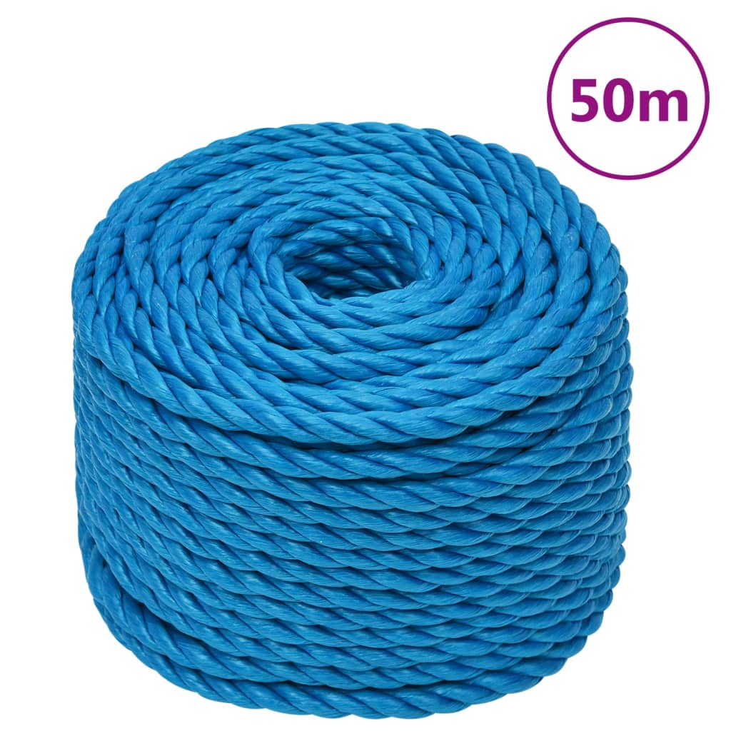 Werktouw 16 mm 50 m polypropeen blauw is nu te koop bij PeponiXL, paradijselijk wonen!