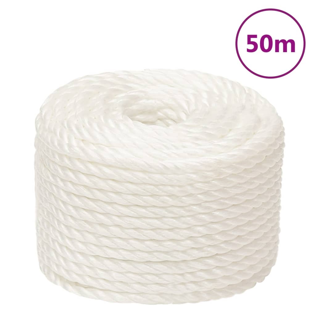 Werktouw 12 mm 50 m polypropeen wit is nu te koop bij PeponiXL, paradijselijk wonen!