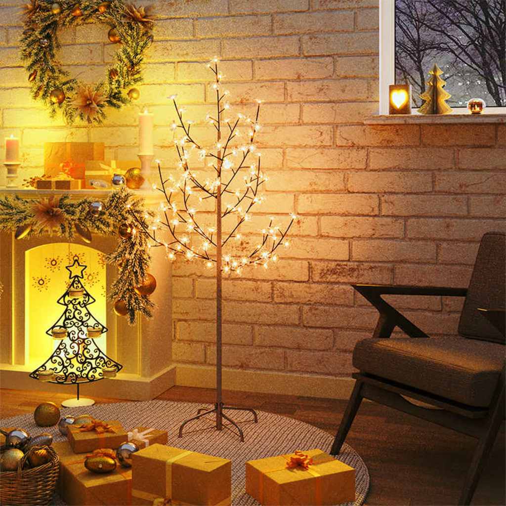 Boom kersenbloesem 84 LED's warmwit 120 cm is nu te koop bij PeponiXL, paradijselijk wonen!