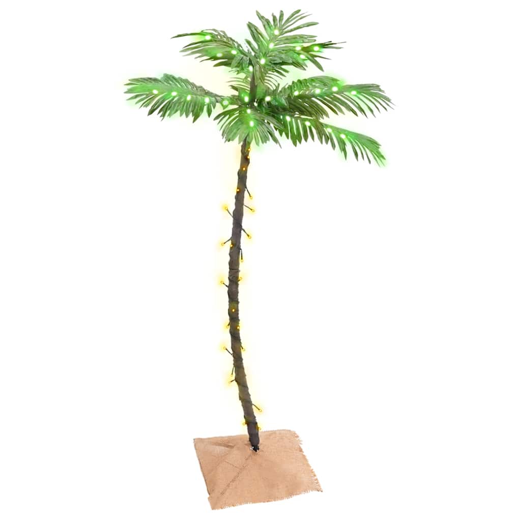 Palmboom LED 72 LED's warmwit 120 cm is nu te koop bij PeponiXL, paradijselijk wonen!