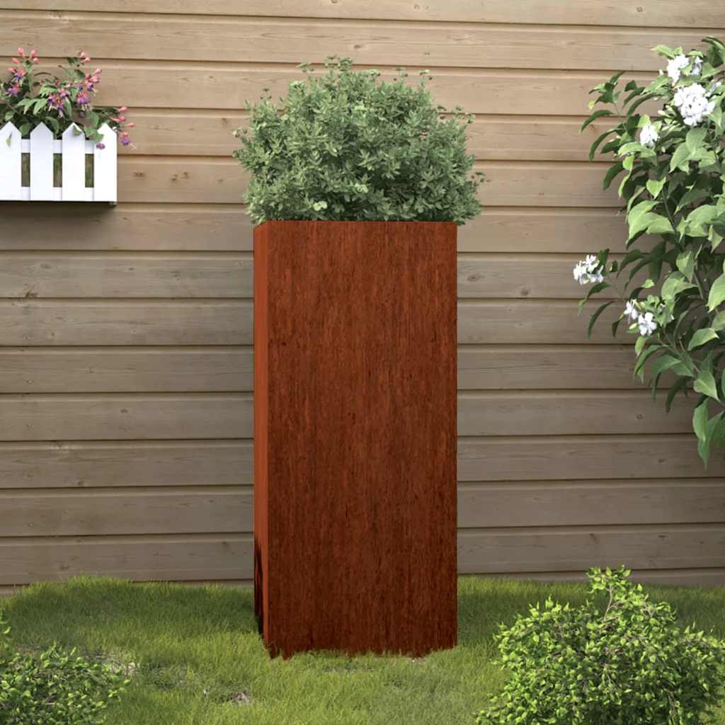 Plantenbak 32x29x75 cm cortenstaal is nu te koop bij PeponiXL, paradijselijk wonen!