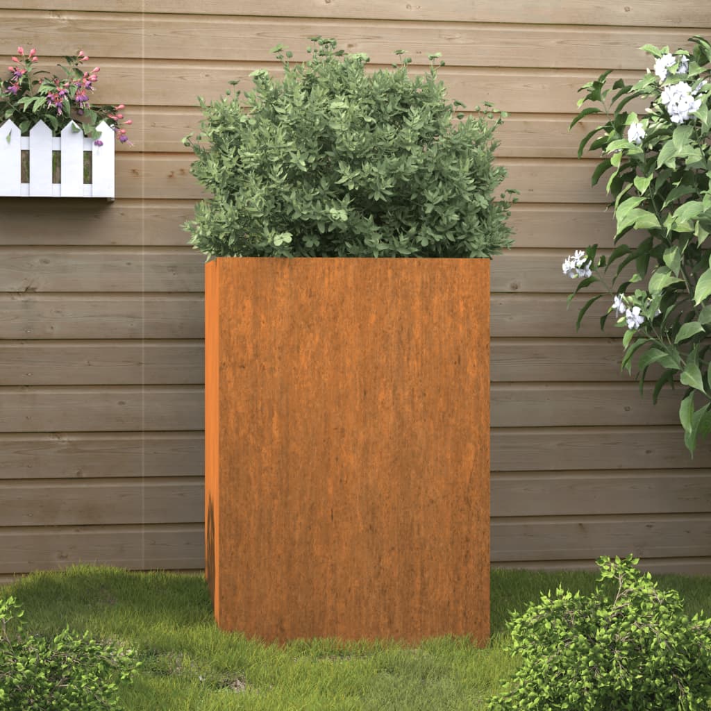 Plantenbak 52x48x75 cm cortenstaal is nu te koop bij PeponiXL, paradijselijk wonen!