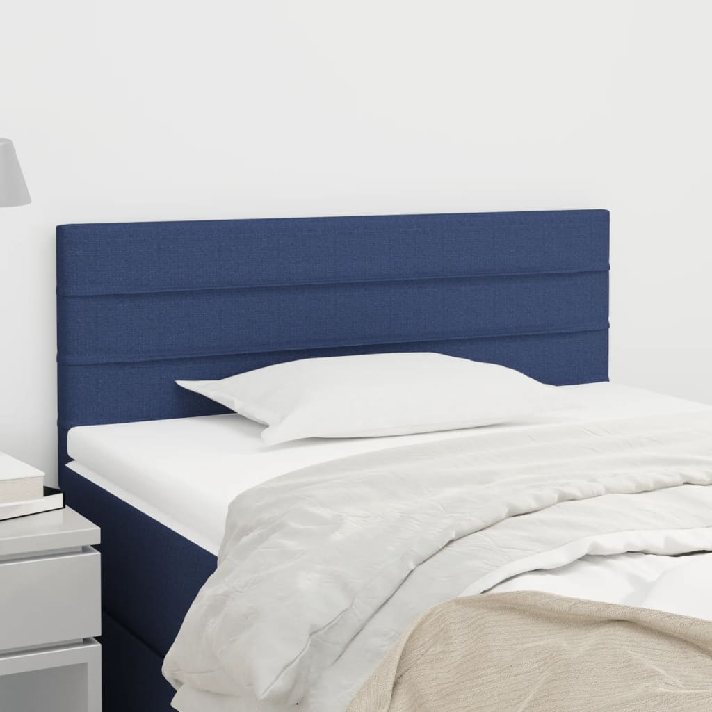 Hoofdbord 90x5x78/88 cm stof blauw is nu te koop bij PeponiXL, paradijselijk wonen!